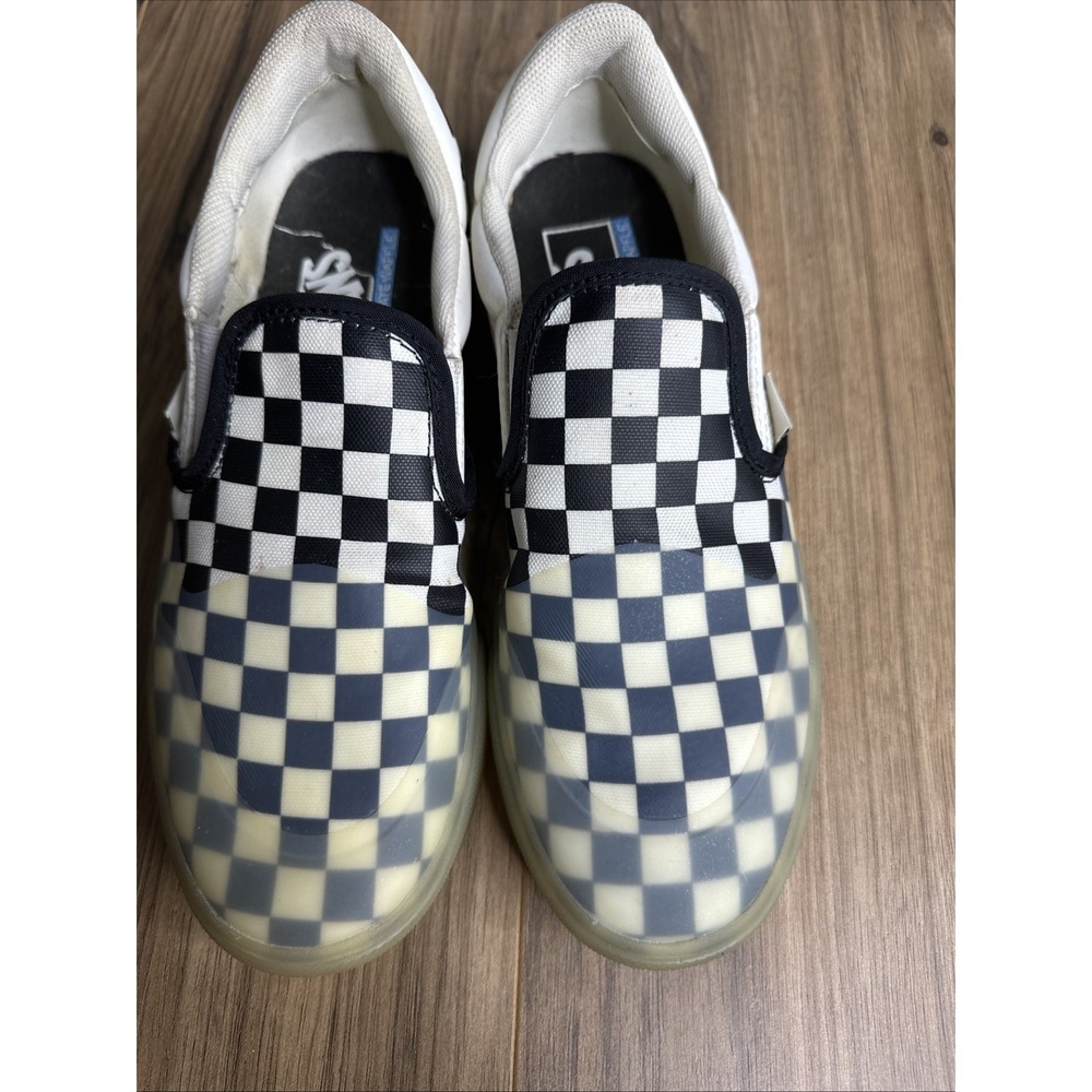 VANS Mod Slip-On Shoes Sneakers Checkerboard Marshmallow 7.5M/9W - Picture 3 of 16